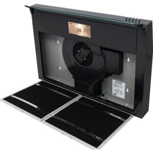 Campana Extractora CHALLENGER 76 cm Pared CX 4572 Negro - Image 6