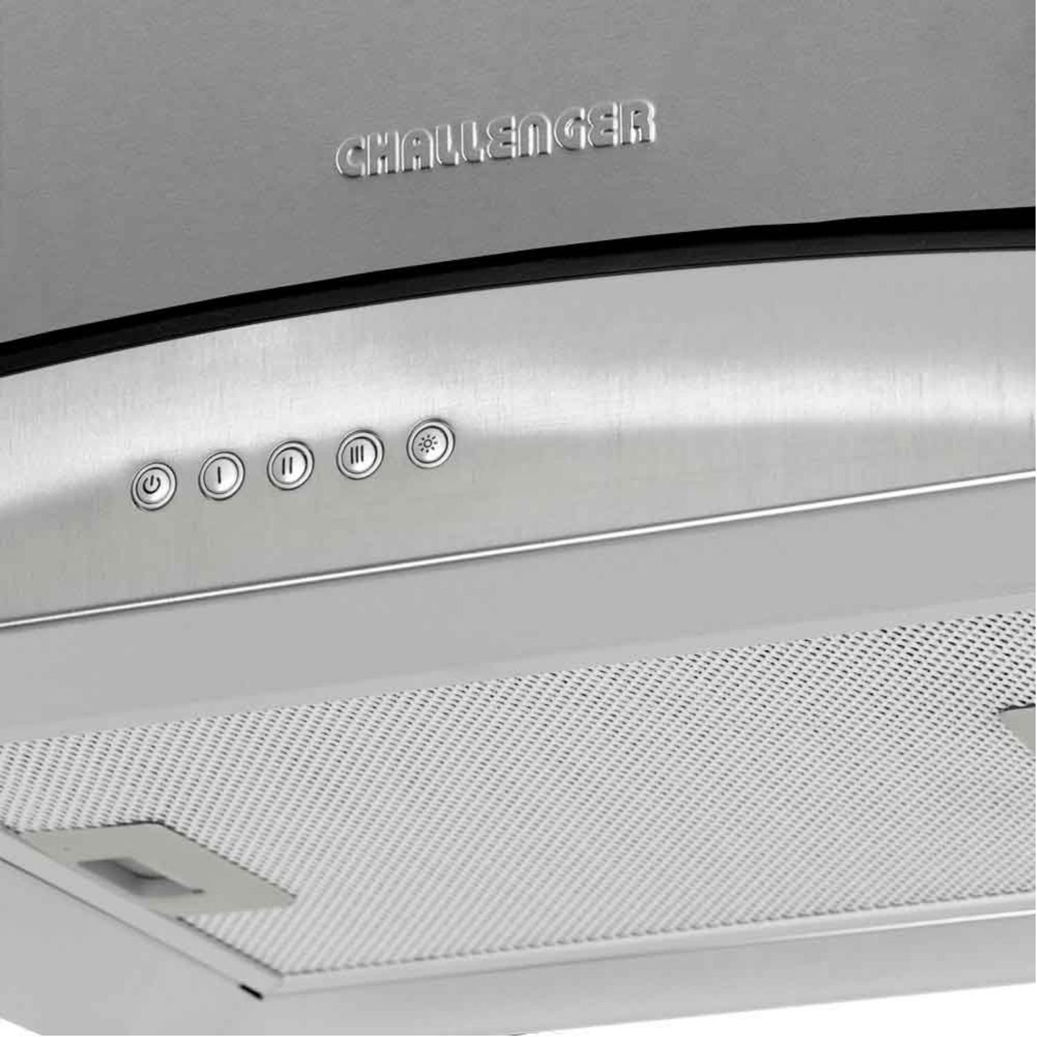 Campana Extractora CHALLENGER 80 cm Peninsula CX 4800 Gris - Image 3
