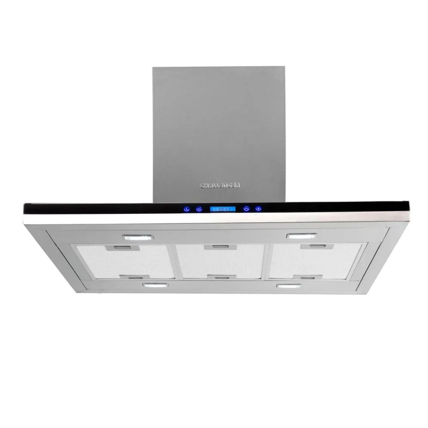 Campana Extactora CHALLENGER 90 cm Isla CX 4990 Gris