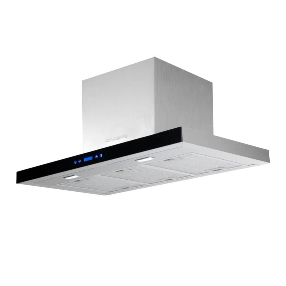 Campana Extractora CHALLENGER 90 cm Peninsula CX-4998 Gris