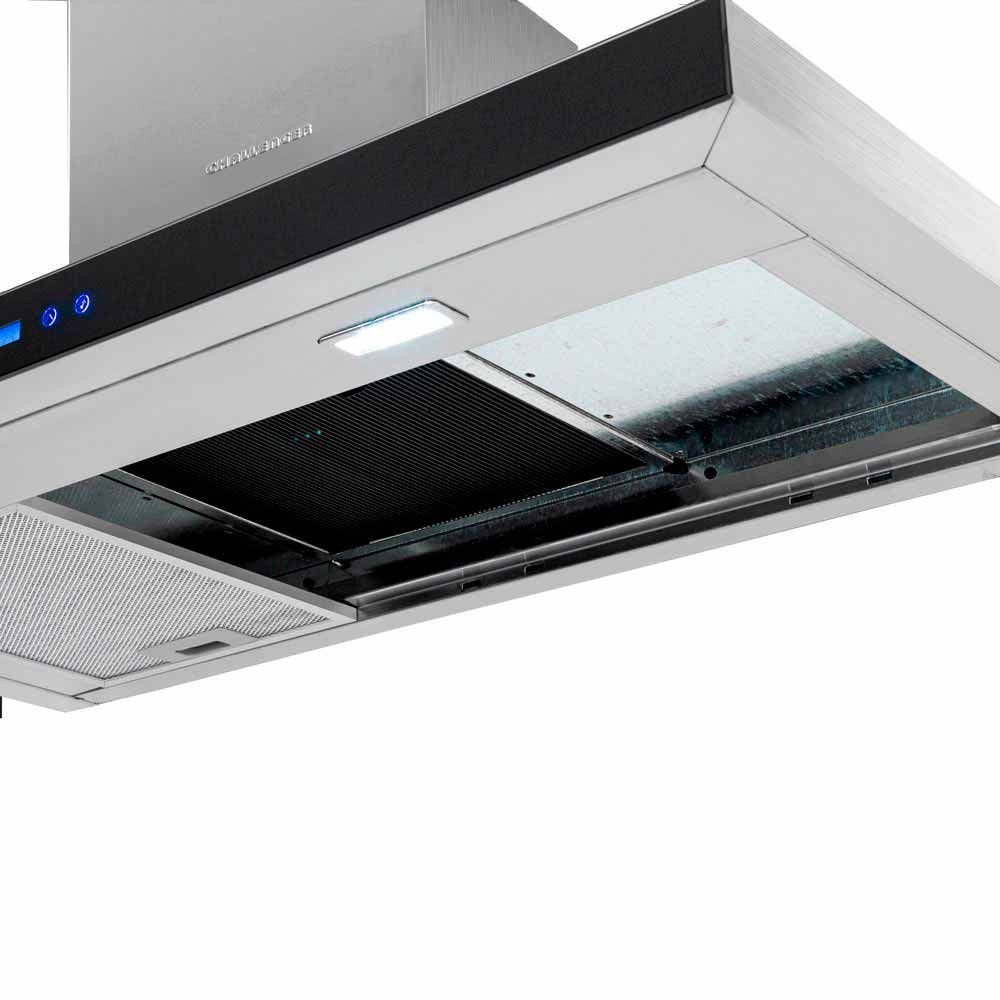 Campana Extractora CHALLENGER 90 cm Peninsula CX-4998 Gris - Image 4