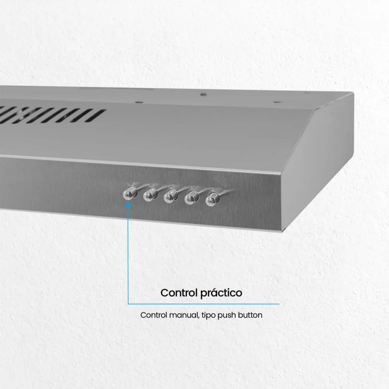 Campana Extractora CHALLENGER 60cm Pared CX 4310 INOX - Image 3