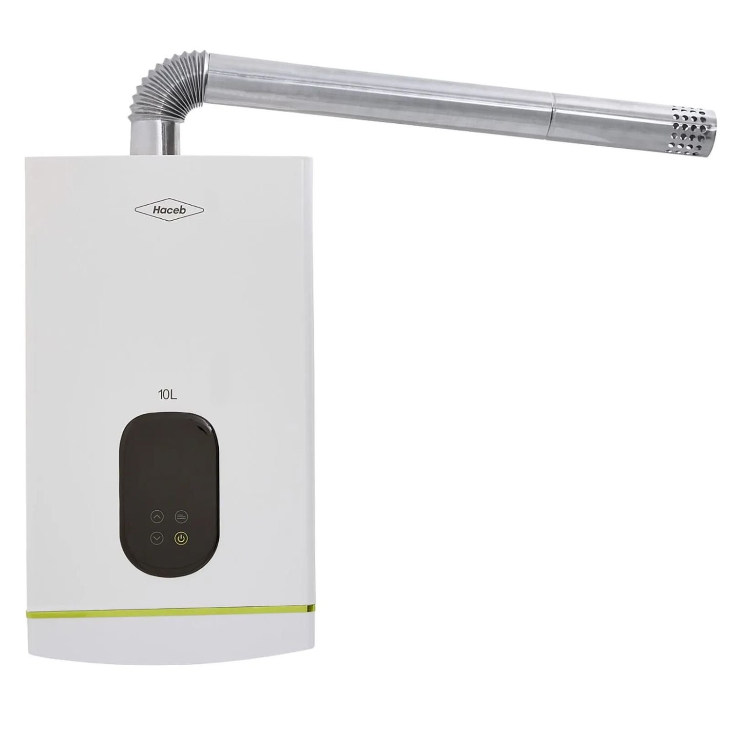 Calentador de Agua Gas Natural 10Lt Tiro Forzado HACEB Blanco - Image 2