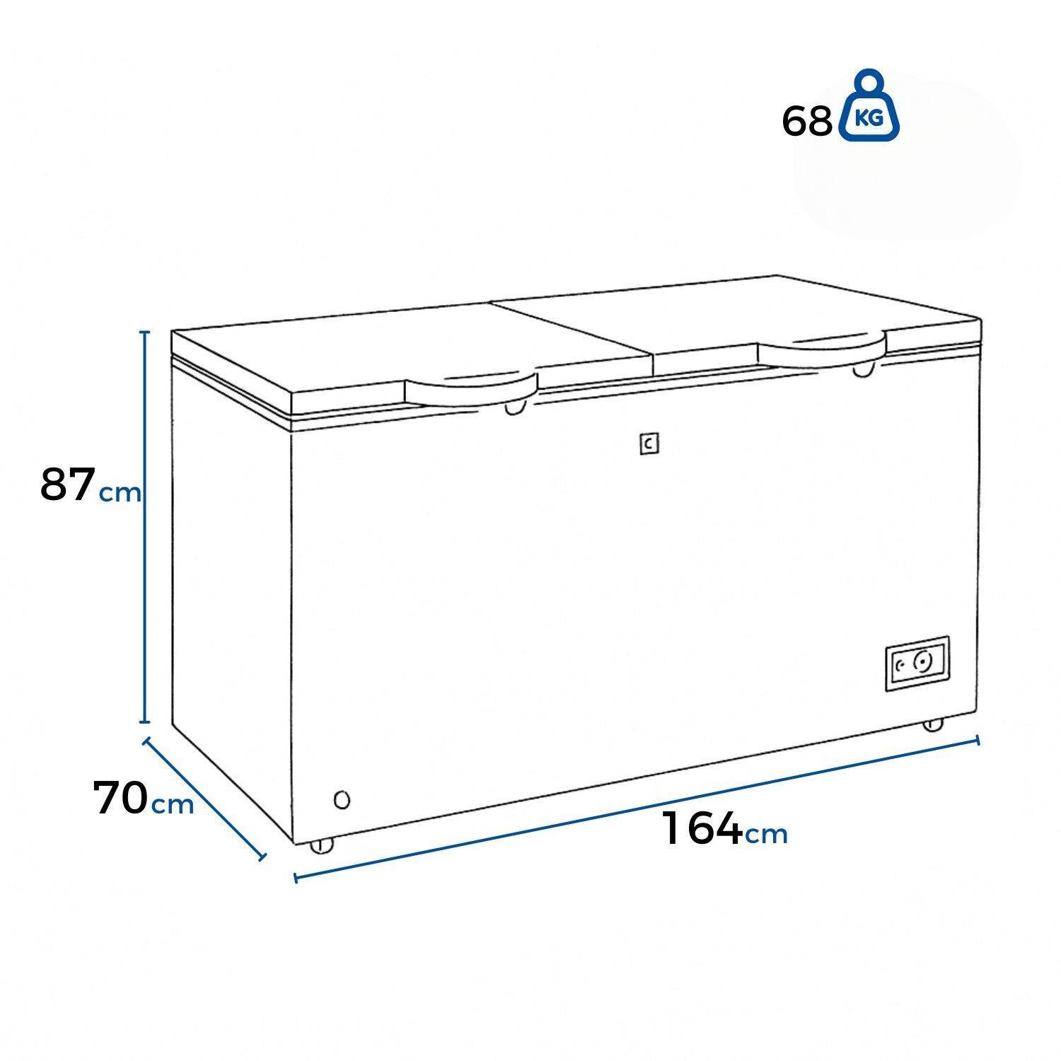 Congelador ELECTROLUX Horizontal Frost 508 Lt EFC50W3HTW - Image 7