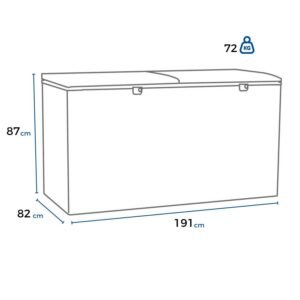 Congelador Electrolux Horizontal 708 Lt EFC70W3HTW Blanco - Image 6