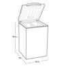 Congelador Electrolux Horizontal 100 Lt EFCC10C3HQW Blanco - Image 6