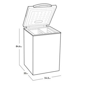 Congelador Electrolux Horizontal 100 Lt EFCC10C3HQW Blanco - Image 6