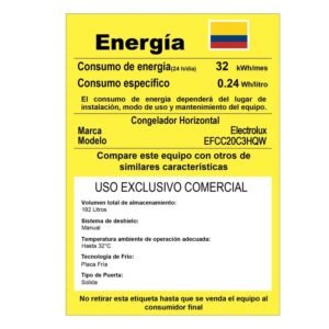 Congelador Electrolux Horizontal 192 Lt EFCC20C3HQW Blanco - Image 8