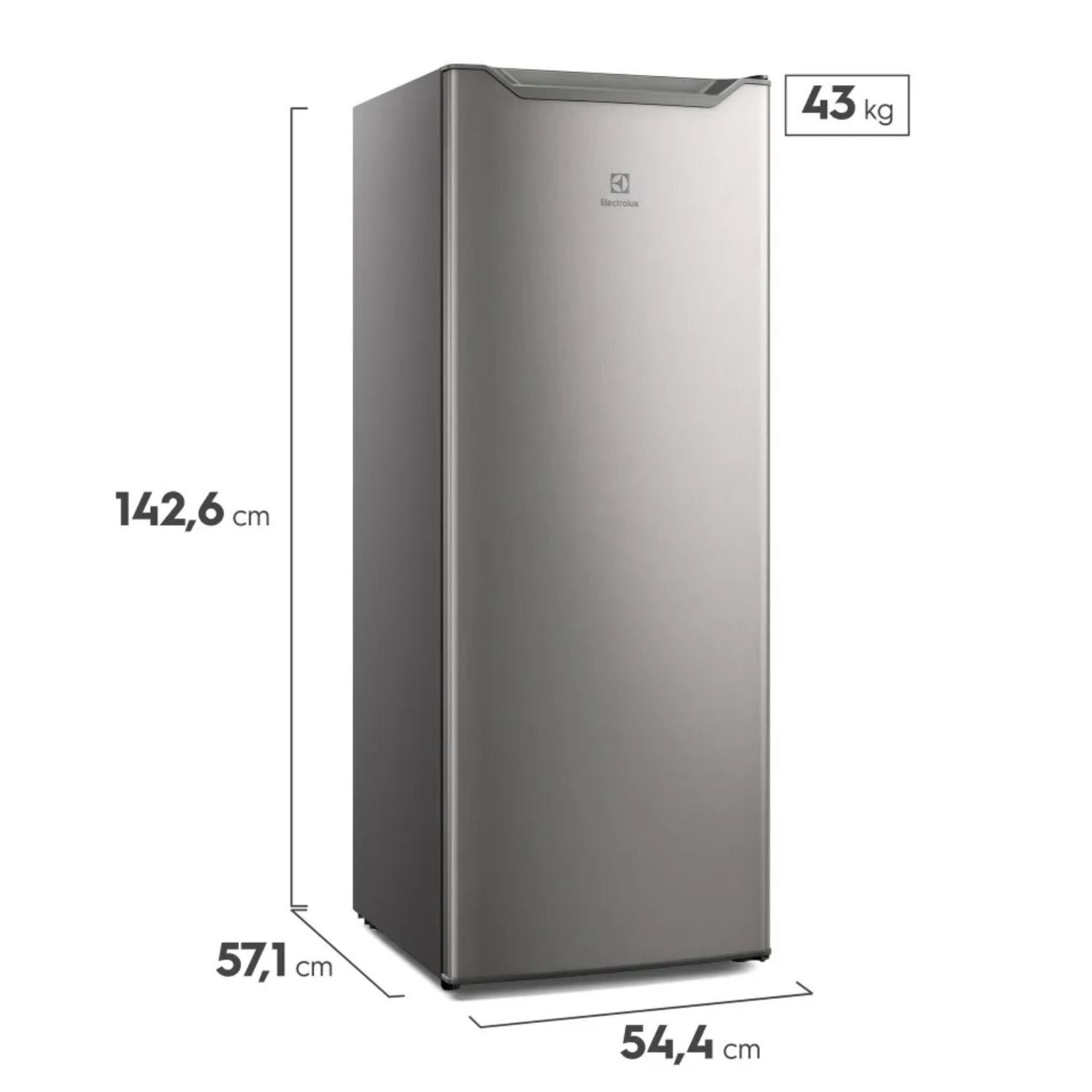 Congelador Electrolux Vertical Frost 168 Lt EFUY16P3HVG Gris - Image 2