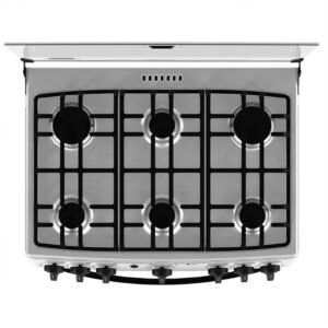 Estufa de Piso MABE 76cm Gas Natural 4 Ptos EMC30KXX-6 Inox - Image 3