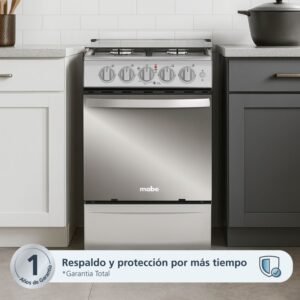 Estufa de Piso MABE 52cm 4 Puestos Gas Natural EMC5140ANG0 - Image 4