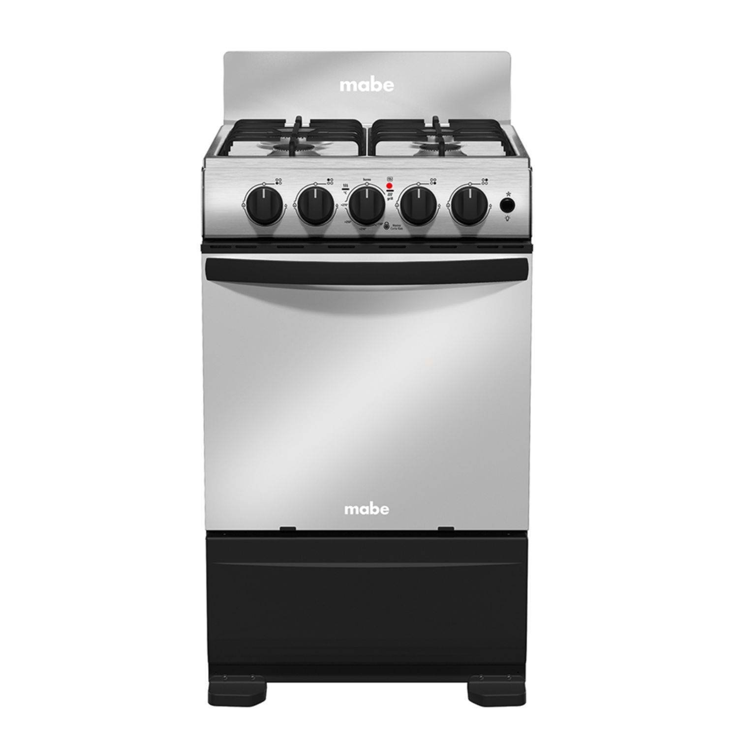 Estufa de Piso MABE 52cm 4 Puestos GN EMC5150SNX1 Inox