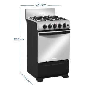 Estufa de Piso MABE 52cm 4 Puestos GN EMC5150SNX1 Inox - Image 7