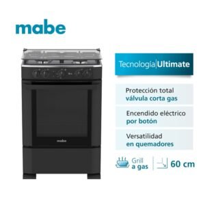 Estufa de Piso MABE 60cm 4 Puestos Gas Natural EMC6020NSN0 - Image 3