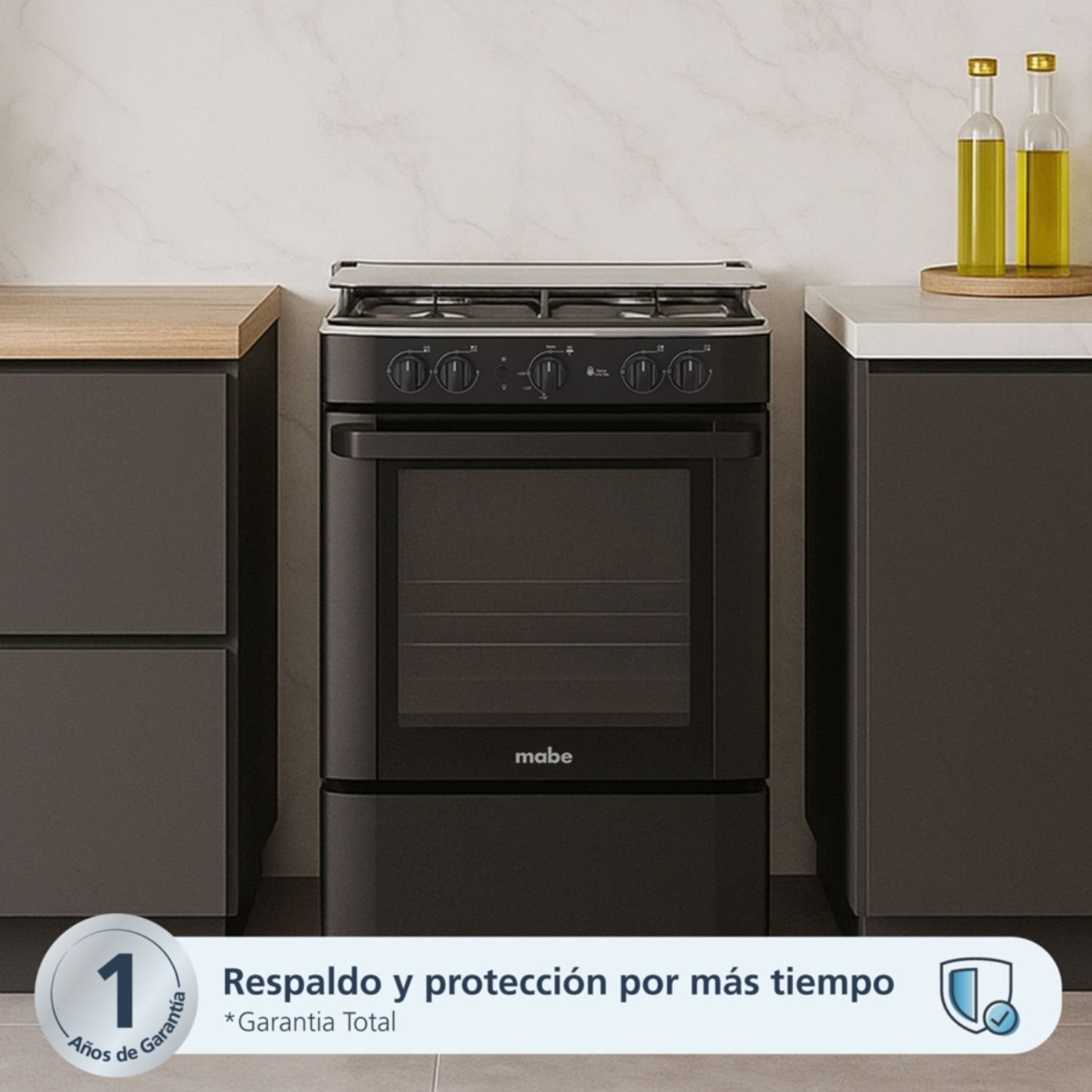 Estufa de Piso MABE 60cm 4 Puestos Gas Natural EMC6020NSN0 - Image 4
