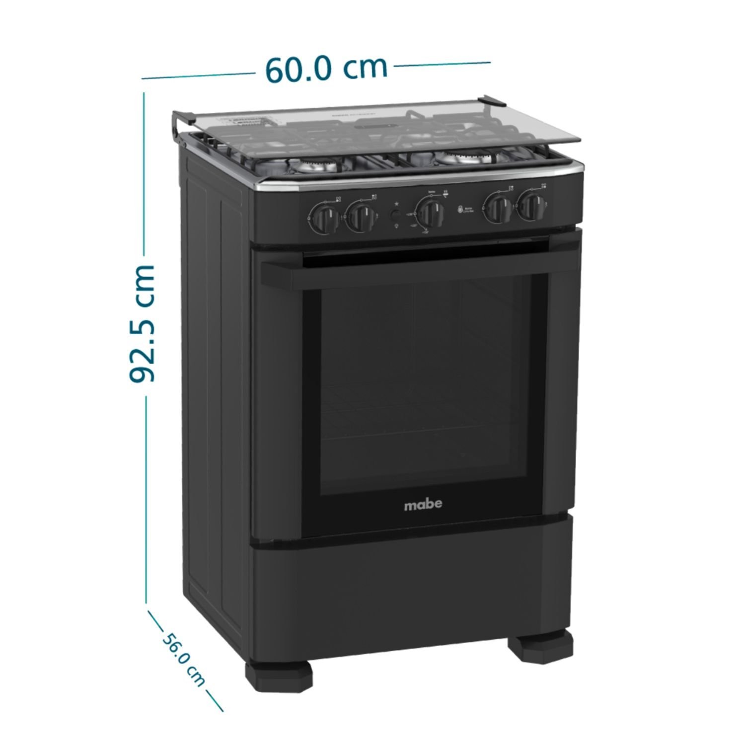 Estufa de Piso MABE 60cm 4 Puestos Gas Natural EMC6020NSN0 - Image 7