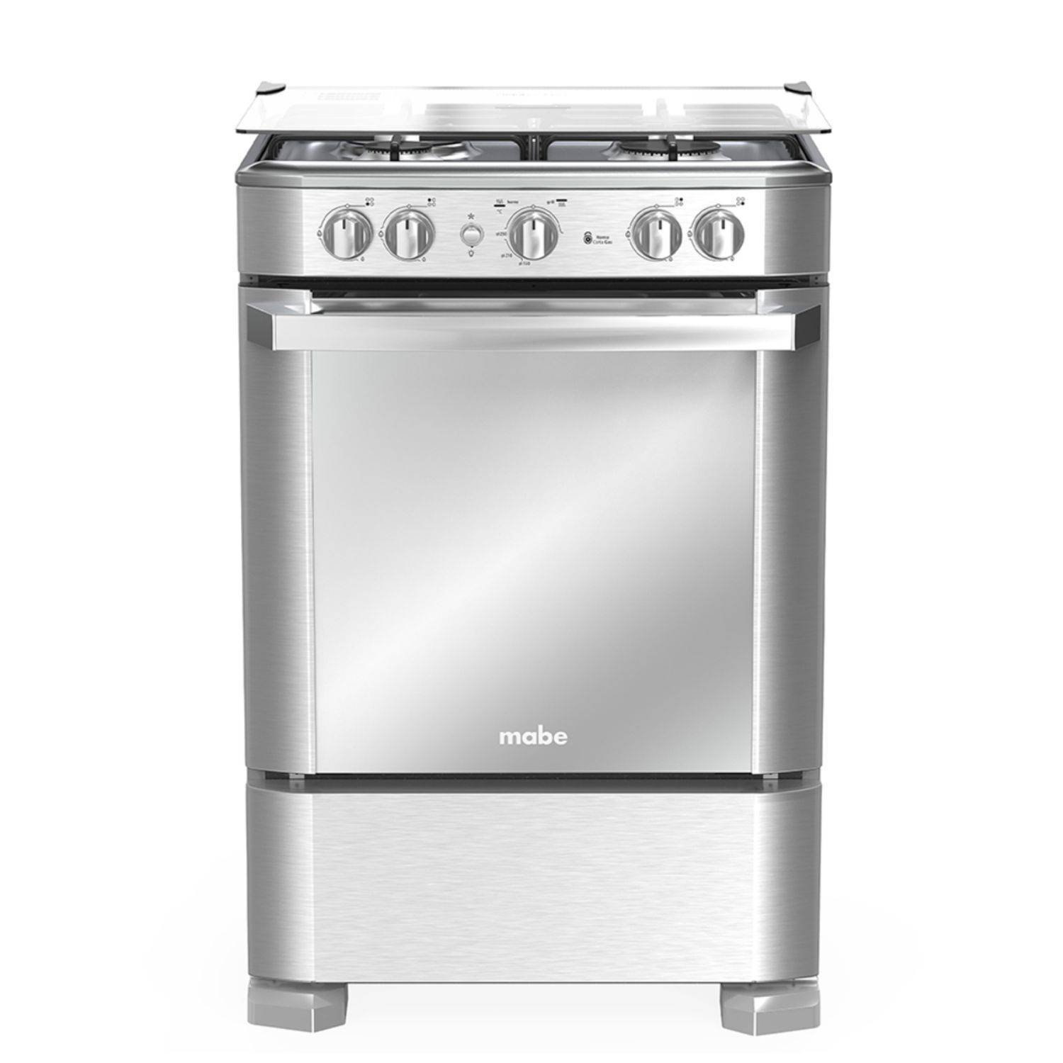 Estufa de Piso MABE 60cm 4 Puestos GN EMC6050NFX1 Inox