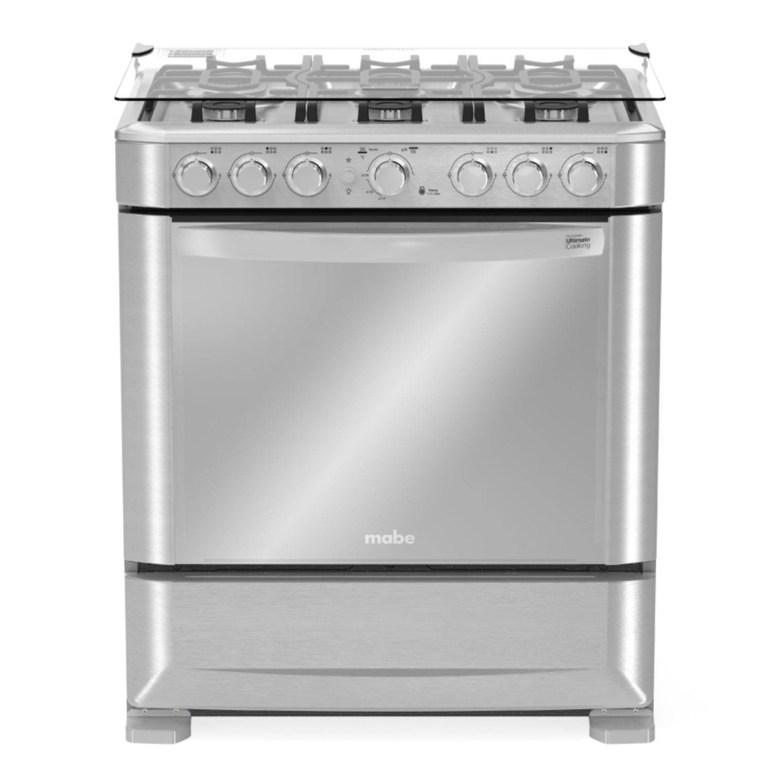 Estufa de Piso MABE 76cm 6 Puestos GN EMC7630NFX0 Inox