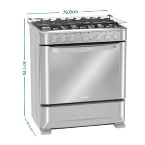 Estufa de Piso MABE 76cm 6 Puestos GN EMC7630NFX0 Inox - Image 7