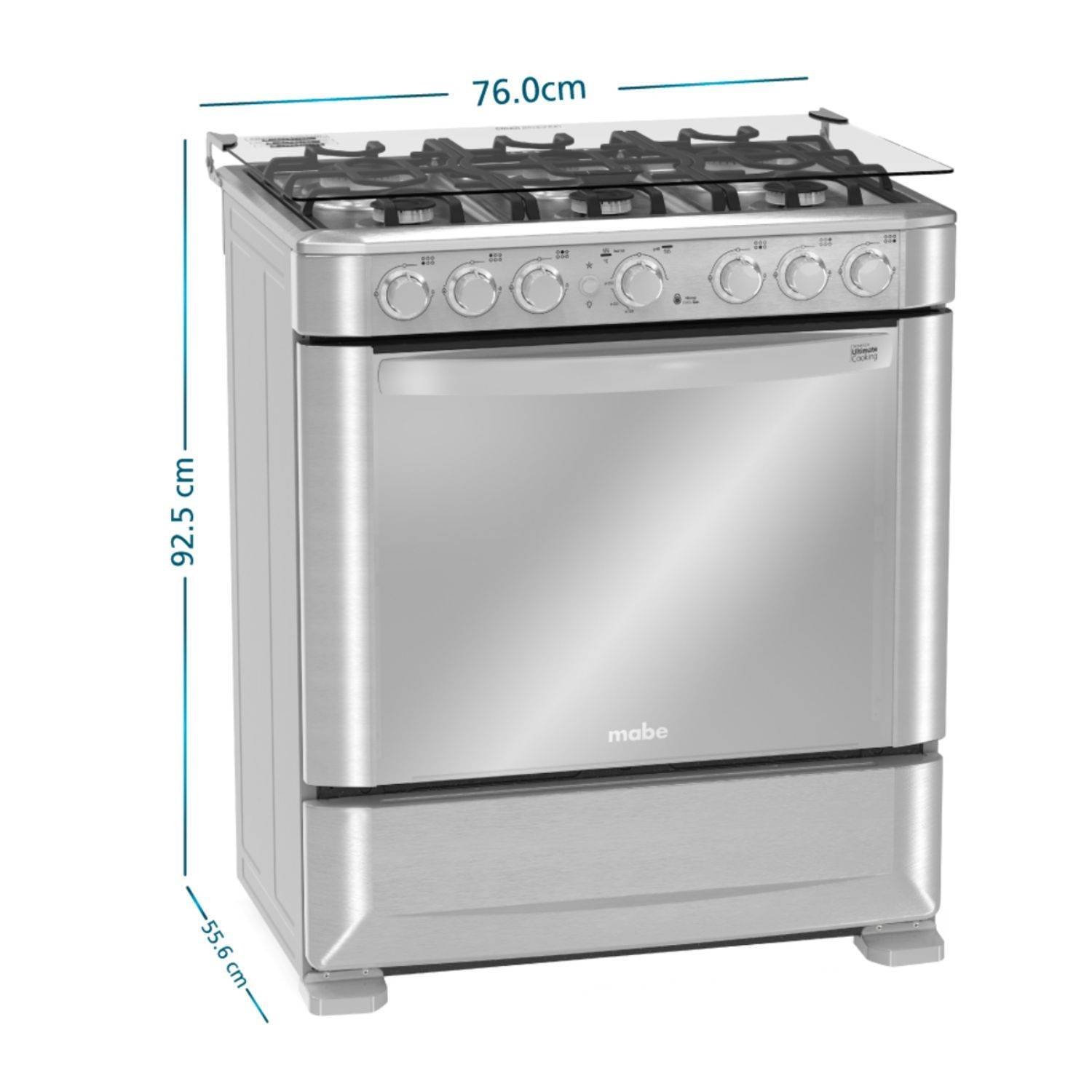 Estufa de Piso MABE 76cm 6 Puestos GN EMC7630NFX0 Inox - Image 7