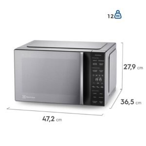 Horno Microondas ELECTROLUX 25 Litros EMDY25S0MXM Gris - Image 7