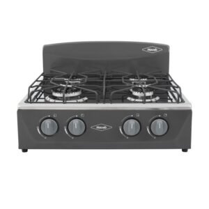 Estufa de Mesa HACEB Avellana Gas Natural 4 Puestos Plata