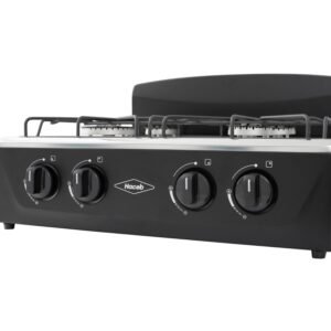 Estufa de Mesa HACEB Avellana Gas Propano 4 Puestos Negro - Image 3