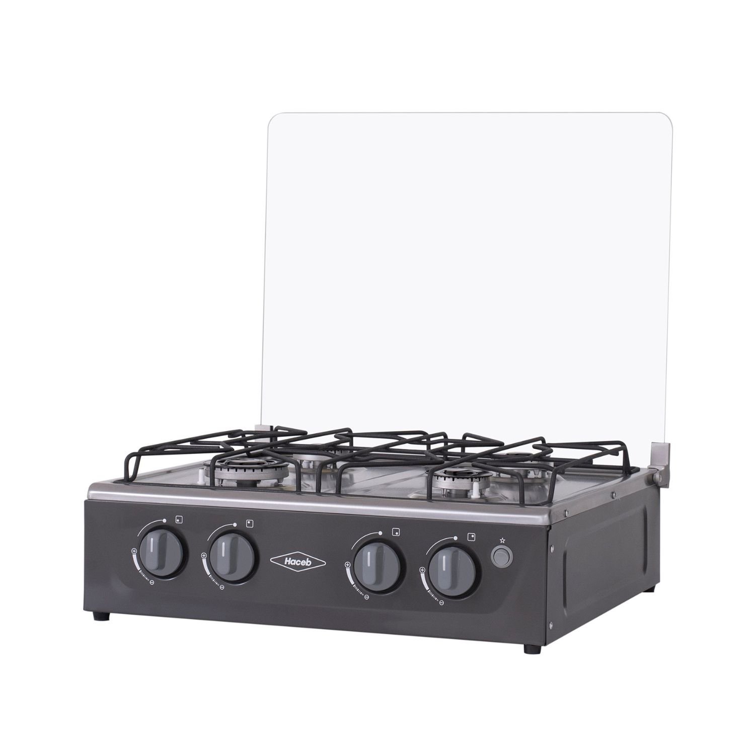 Estufa de Mesa HACEB Avellana Gas Propano 4 Puestos Gris - Image 5
