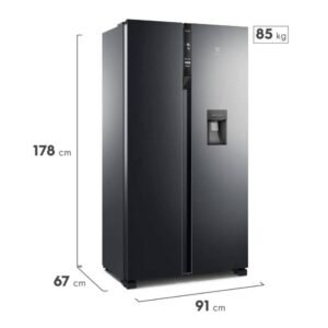 Nevecon ELECTROLUX No Frost 529Lt Inverter ERSA53K3HVB Negro - Image 6
