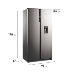 Nevecon ELECTROLUX No Frost 530 Litros ERSA53V3HDS Gris - Image 4