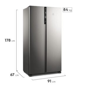 Nevecon Electrolux No Frost 530L Inverter ERSA53V3HVG Gris - Image 2
