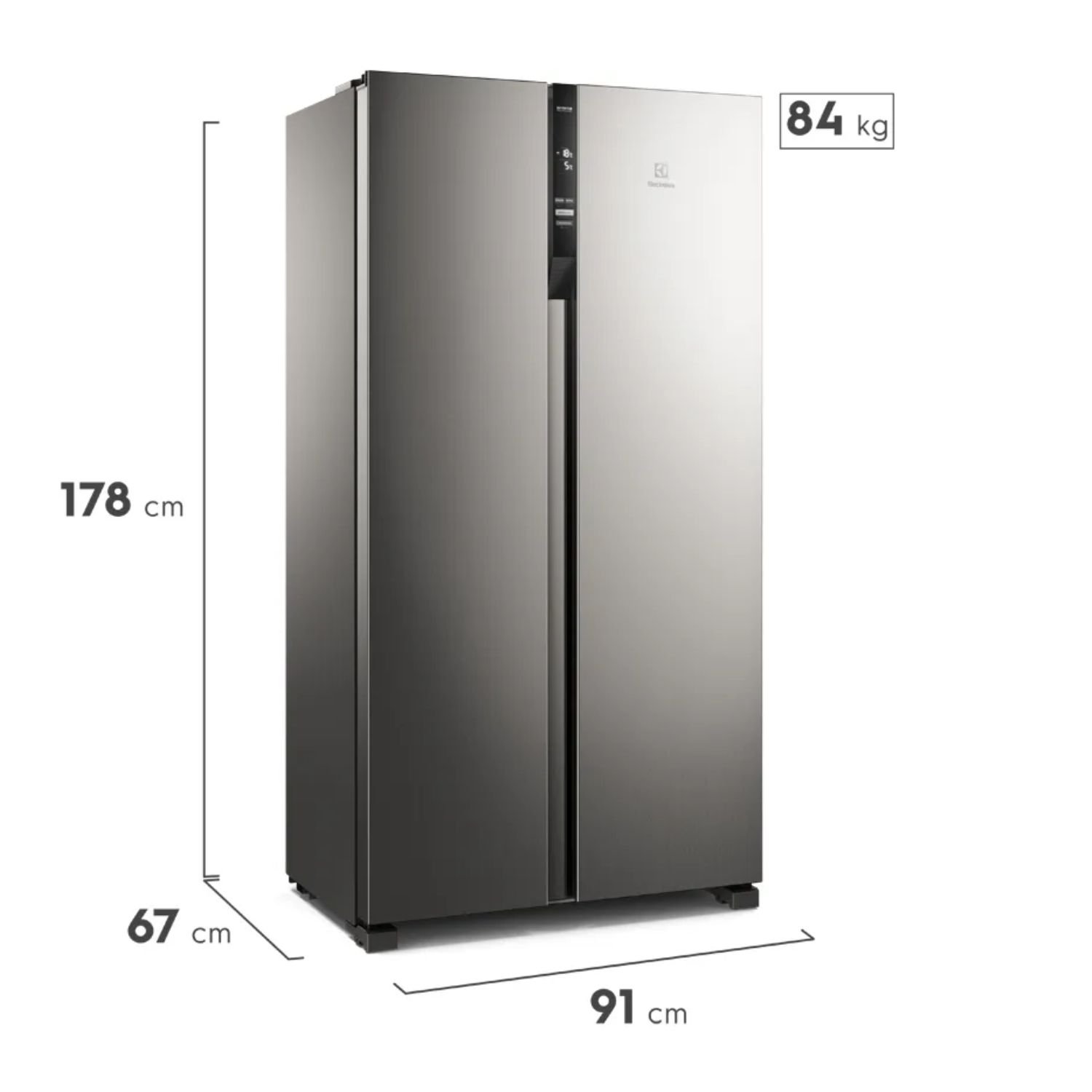 Nevecon Electrolux No Frost 530L Inverter ERSA53V3HVG Gris - Image 2