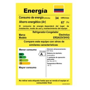Nevecon Electrolux No Frost 530L Inverter ERSA53V3HVG Gris - Image 6
