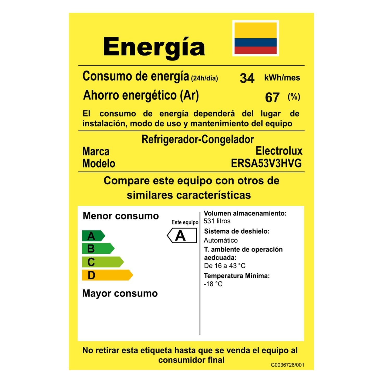 Nevecon Electrolux No Frost 530L Inverter ERSA53V3HVG Gris - Image 6