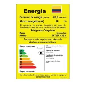 Nevera ELECTROLUX No Frost 251 Lt ERT28F3C4BS Inverter Gris - Image 7
