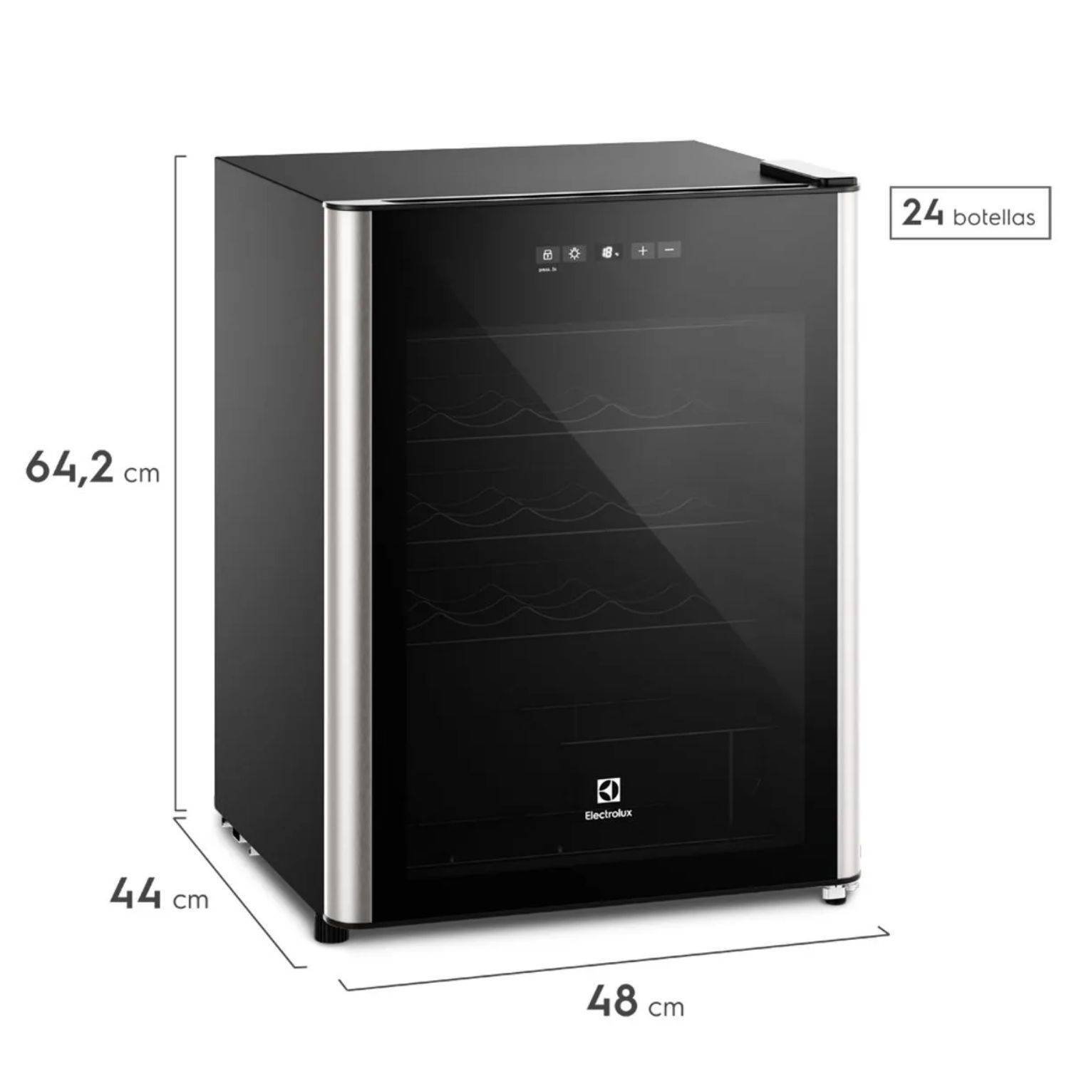 Cava de Vinos ELECTROLUX 24 Botellas ERWV24W3MWB Negro - Image 6