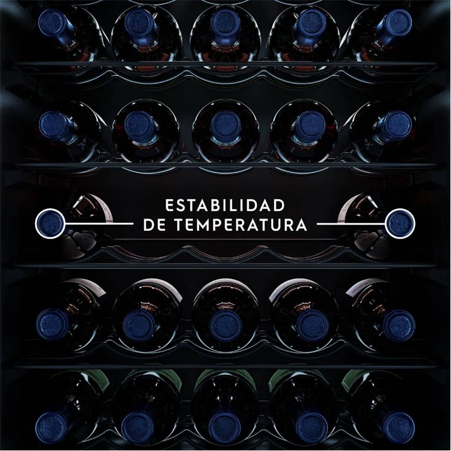 Cava de Vinos ELECTROLUX 34 Botellas ERWV34W3MWB Negro - Image 5