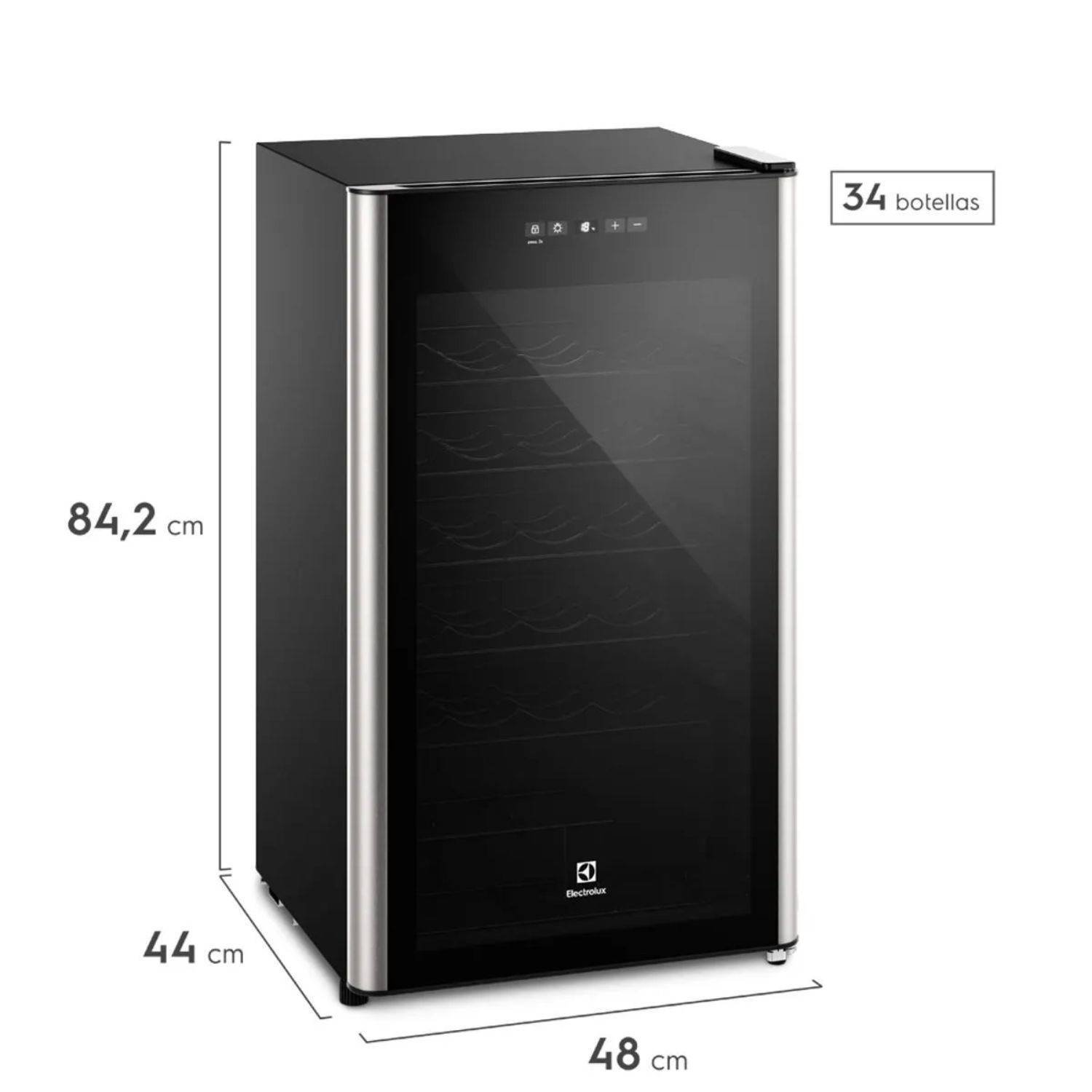 Cava de Vinos ELECTROLUX 34 Botellas ERWV34W3MWB Negro - Image 6