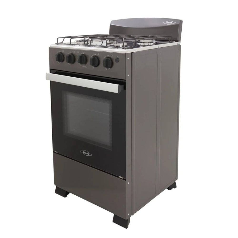 Estufa de Piso HACEB 50cm 4 Puestos GN Horno ROMERO Gris - Image 2