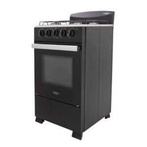 Alternative view of Estufa de Piso HACEB 50cm 4 Puestos GLP Horno ROMERO Negro