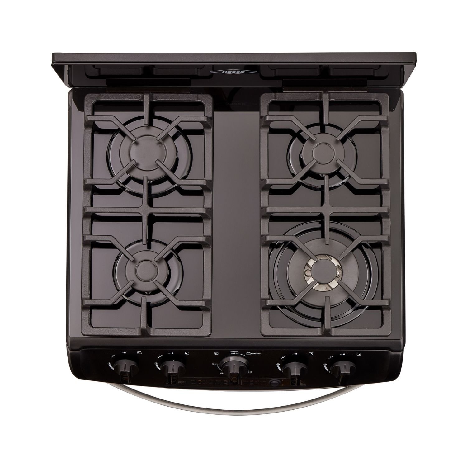 Estufa de Piso HACEB 60cm 4 Puestos Gas Natural Negro - Image 2