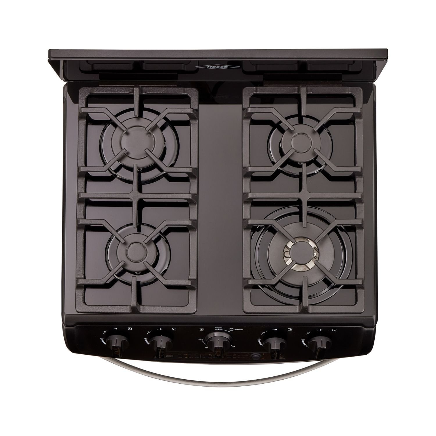 Estufa de Piso HACEB 60cm 4 Puestos Gas Propano Negro - Image 3