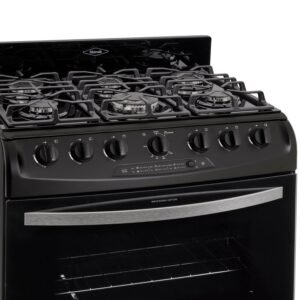 Estufa de Piso HACEB 76cm 6 Puestos Gas Natural Negro - Image 3