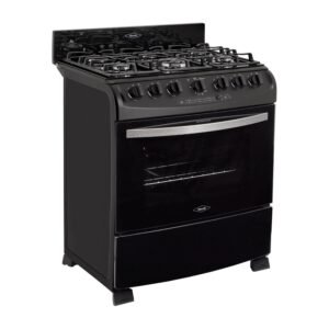 Estufa de Piso HACEB 76cm 6 Puestos Gas Propano Negro - Image 3