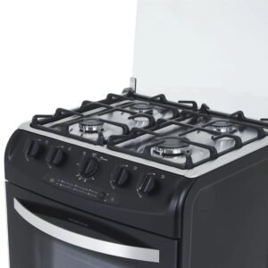 Estufa de Piso HACEB 60cm 4 Puestos GN Horno OREGANO Negro - Image 3