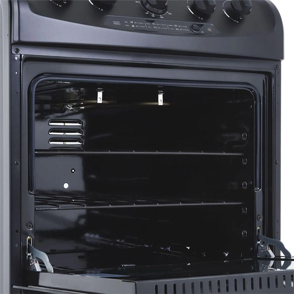 Estufa de Piso HACEB 60cm 4 Puestos GN Horno OREGANO Negro - Image 4
