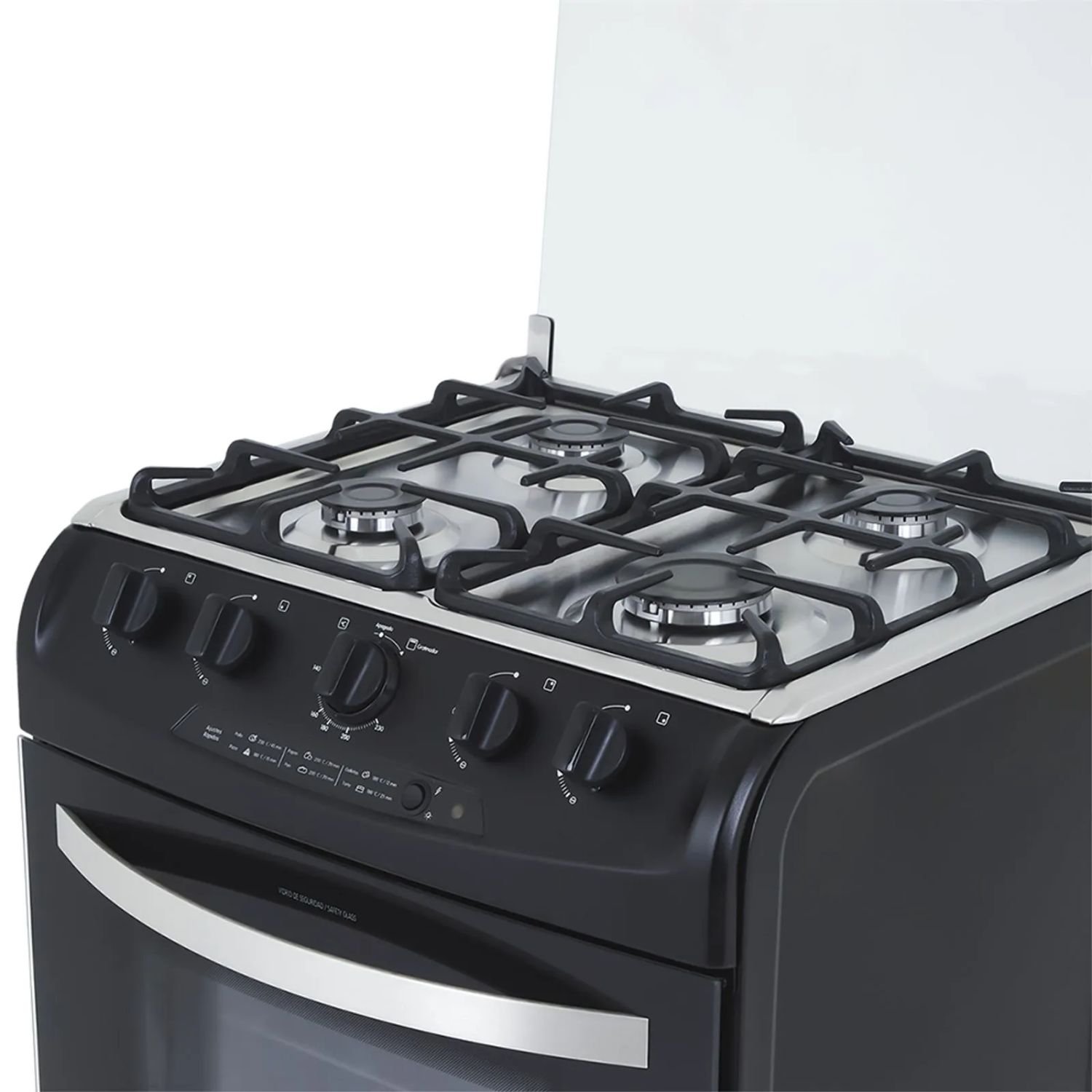 Estufa de Piso HACEB 60 cm 4 Puestos Gas Propano Negro - Image 3