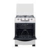 Estufa de Piso HACEB 60 cm 4 Puestos Gas Natural Inox - Image 3