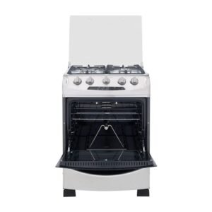Estufa de Piso HACEB 60 cm 4 Puestos Gas Natural Inox - Image 3