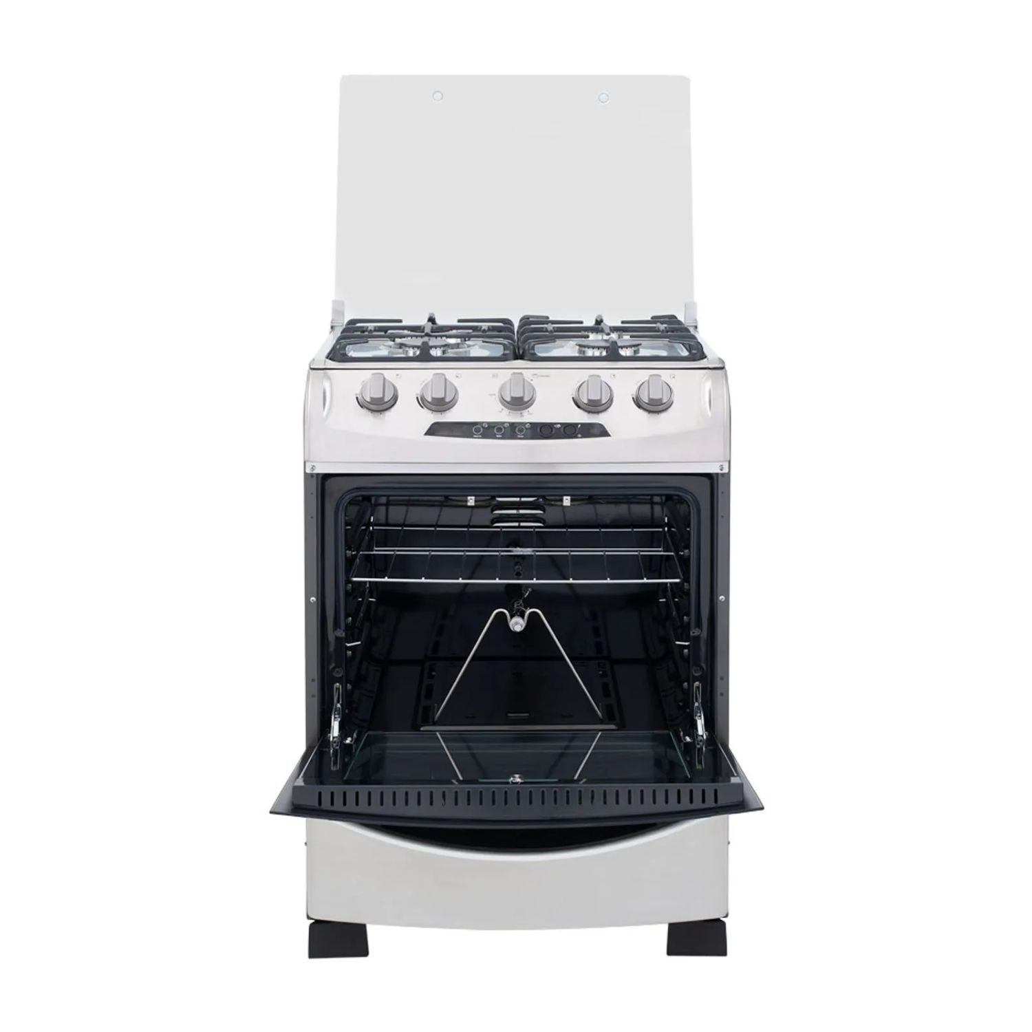 Estufa de Piso HACEB 60 cm 4 Puestos Gas Natural Inox - Image 3